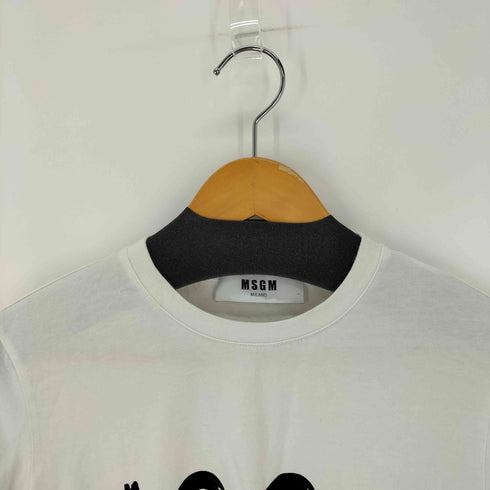 エムエスジーエム MSGM フロントロゴプリントカットソー レディース import:S