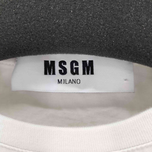エムエスジーエム MSGM フロントロゴプリントカットソー レディース import:S