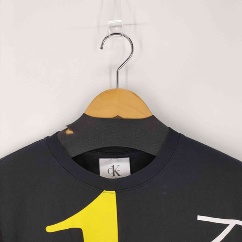 シーケーカルバンクライン ck Calvin Klein CK ONE Logo Crew Neck T-Shirt ロゴ クルーネック Tシャツ レディース import:S