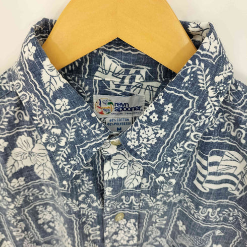 レインスプーナー Reyn Spooner 水着タグ アロハシャツ メンズ import:M