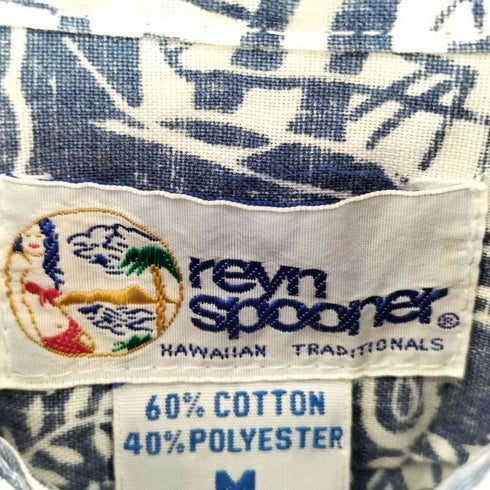 レインスプーナー Reyn Spooner 水着タグ アロハシャツ メンズ import:M