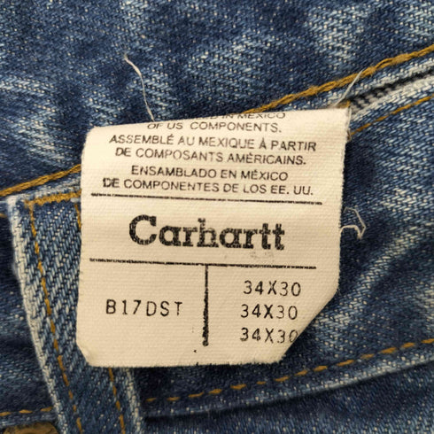 カーハート Carhartt メキシコ製 テーパード ジッパーフライデニム メンズ 34×30