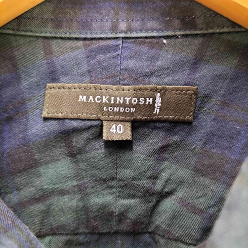 マッキントッシュ ロンドン Mackintosh LONDON 長袖チェックシャツ メンズ 40
