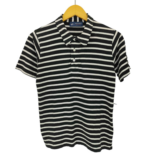セントジェームス SAINT JAMES ボーダー ポロシャツ レディース import:L