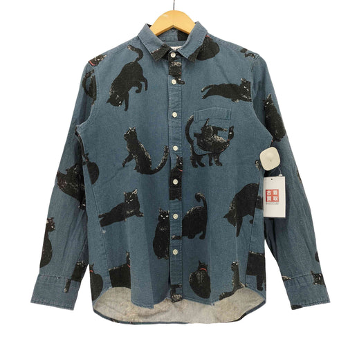 チャオ CIAO COTTON LINEN PRINT SHIRTS CAT メンズ JPN:M