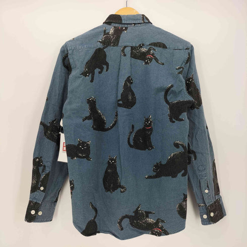 チャオ CIAO COTTON LINEN PRINT SHIRTS CAT メンズ JPN:M