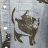 チャオ CIAO COTTON LINEN PRINT SHIRTS CAT メンズ JPN:M