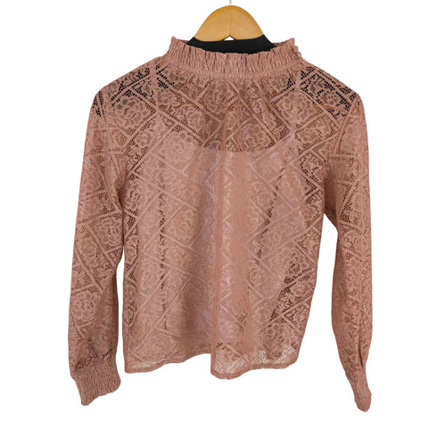 レベッカブティック LEBECCA boutique 総レース 花柄 ブラウス レディース FREE