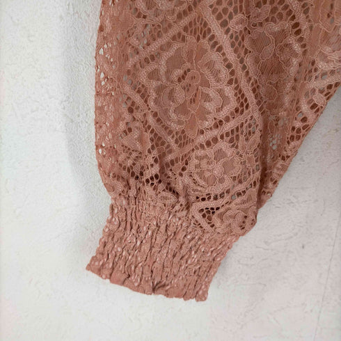 レベッカブティック LEBECCA boutique 総レース 花柄 ブラウス レディース FREE