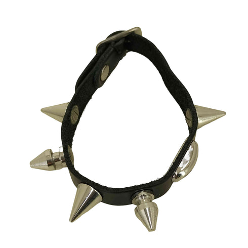 アワーレガシィー OUR LEGACY SUPERSLIM STUDDED LEATHER BRACELET メンズ