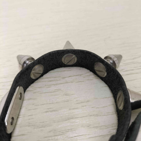 アワーレガシィー OUR LEGACY SUPERSLIM STUDDED LEATHER BRACELET メンズ