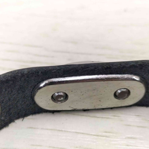 アワーレガシィー OUR LEGACY SUPERSLIM STUDDED LEATHER BRACELET メンズ