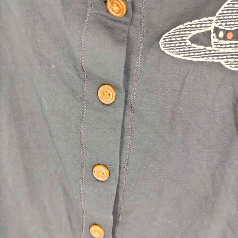 ヴィヴィアンウエストウッドレッドレーベル Vivienne Westwood RED LABEL ビッグ オーブ 刺繍 コットン カーディガン レディース 2