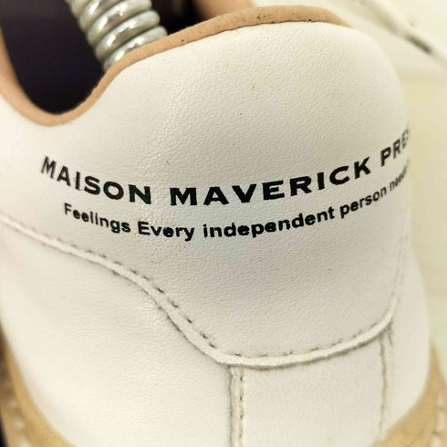 MAISON MAVERICK PRESENTS Shoelace logo sneakers シューレスロゴスニーカー レディース JPN:23.5
