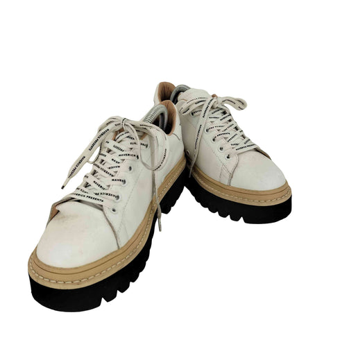 MAISON MAVERICK PRESENTS Shoelace logo sneakers シューレスロゴスニーカー レディース JPN:23.5