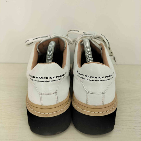 MAISON MAVERICK PRESENTS Shoelace logo sneakers シューレスロゴスニーカー レディース JPN:23.5
