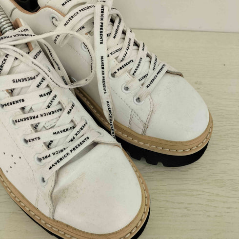 MAISON MAVERICK PRESENTS Shoelace logo sneakers シューレスロゴスニーカー レディース JPN:23.5