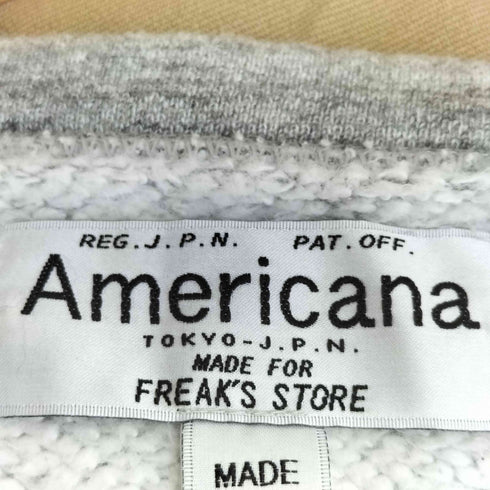 アメリカーナ Americana クロップド Vネック スウェット レディース