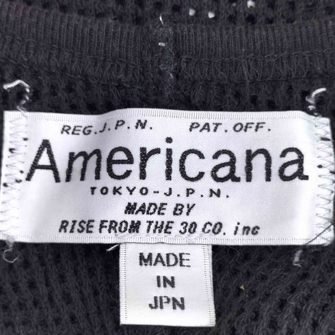 アメリカーナ Americana AME.SNAP メッシュカットソー レディース