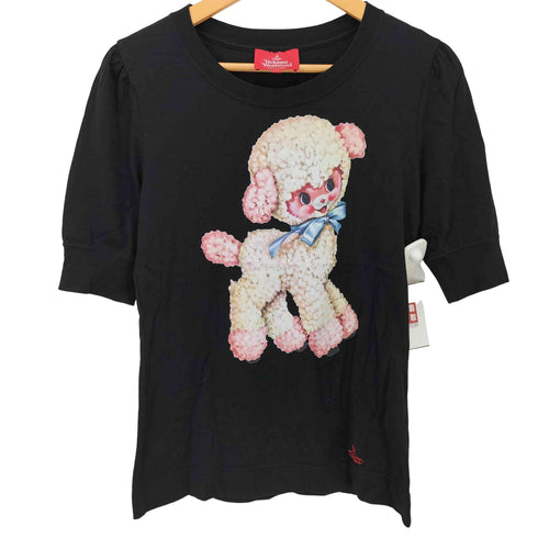 ヴィヴィアンウエストウッドレッドレーベル Vivienne Westwood RED LABEL クルーネックプリント半袖T レディース 00