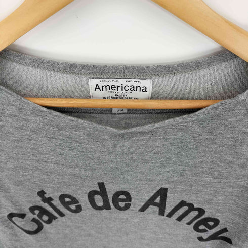 アメリカーナ Americana Cafe de Amey カットソー レディース