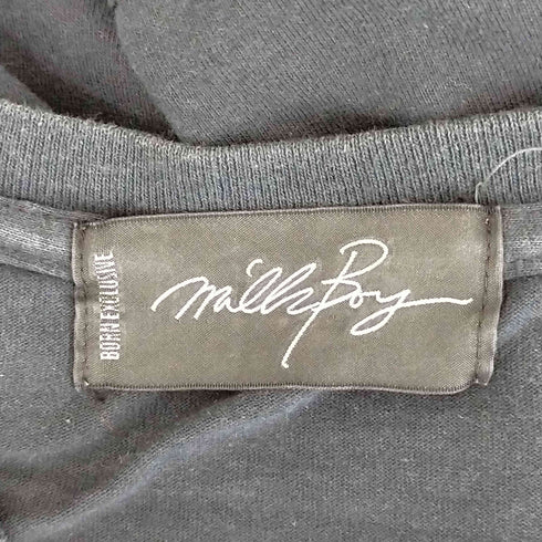 ミルクボーイ MILKBOY フロントプリント オーバーサイズクルーネックTシャツ メンズ