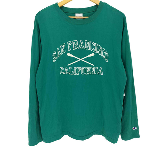 チャンピオン Champion プリント長袖Tシャツ メンズ JPN:XL