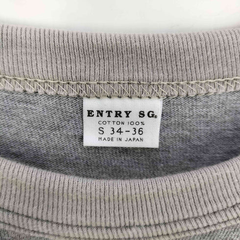 ENTRY SG ショートスリーブコットンクルーネックTシャツ メンズ import:S
