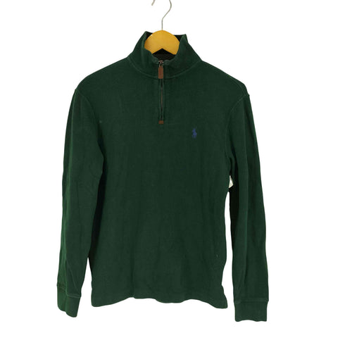 ポロラルフローレン POLO RALPH LAUREN スモールポニー刺繍ハーフジップスウェット メンズ import:XS