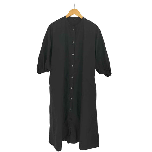 ムジルシリョウヒン 無印良品 乾きやすいブロード七分袖ワンピース レディース JPN:XL