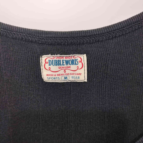DUBBLE WORKS 無地 タンクトップ メンズ import:M
