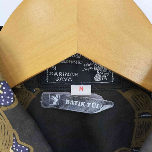 SARINAH JAYA Hand made ハンドメイド バティックシャツ メンズ import:M