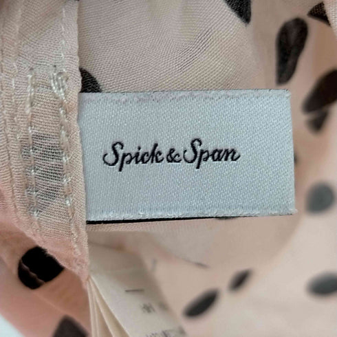 スピックアンドスパン Spick and Span シアードットフレンチシャーリングブラウス レディース FREE