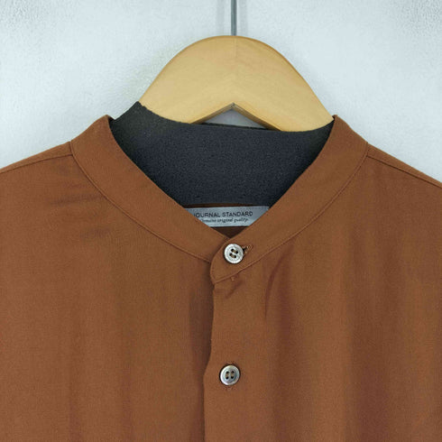 ジャーナルスタンダード JOURNAL STANDARD レーヨン混 S/S ノーカラーシャツ レディース JPN:M