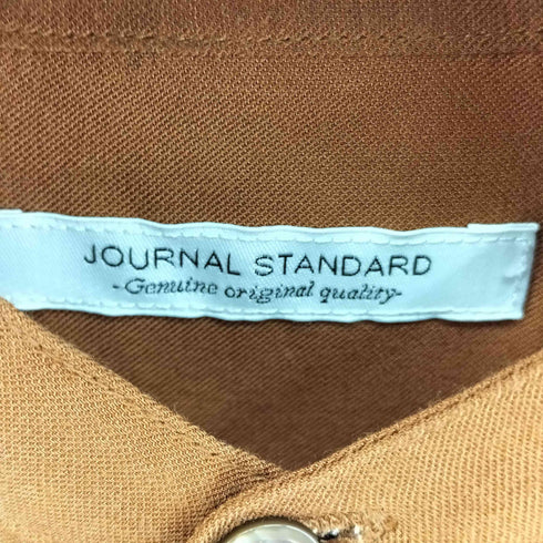ジャーナルスタンダード JOURNAL STANDARD レーヨン混 S/S ノーカラーシャツ レディース JPN:M