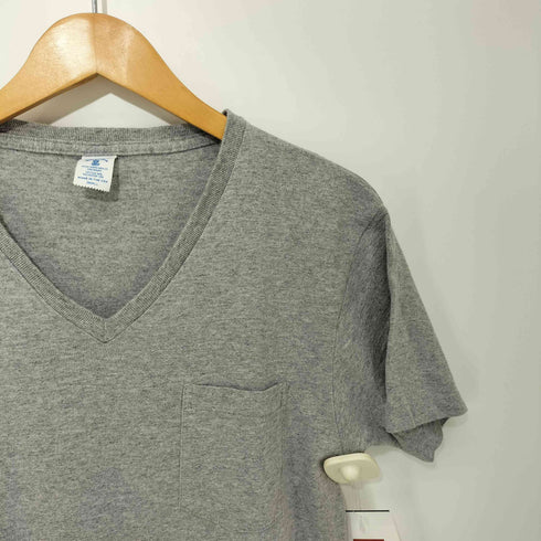 ベルバシーン Velva Sheen ショートスリーブコットンVネックTシャツ ポケットTシャツ メンズ import:S