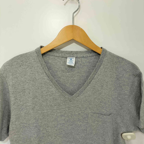 ベルバシーン Velva Sheen ショートスリーブコットンVネックTシャツ ポケットTシャツ メンズ import:S