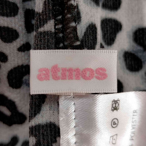 アトモス atmos レオパード プリーツスカート レディース FREE