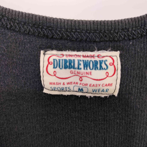 DUBBLE WORKS 無地 タンクトップ メンズ import:M