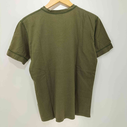 トゥームーン two moon コットンヘンリーネックTシャツ メンズ 38/40