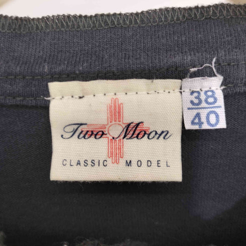 トゥームーン two moon コットンヘンリーネックポロシャツ メンズ 38/40