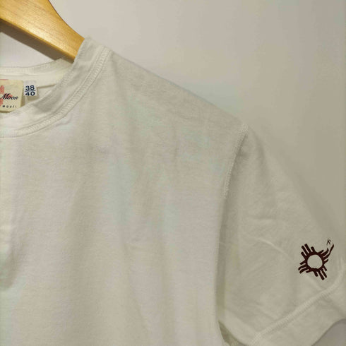 トゥームーン two moon コットンヘンリーネックTシャツ メンズ
