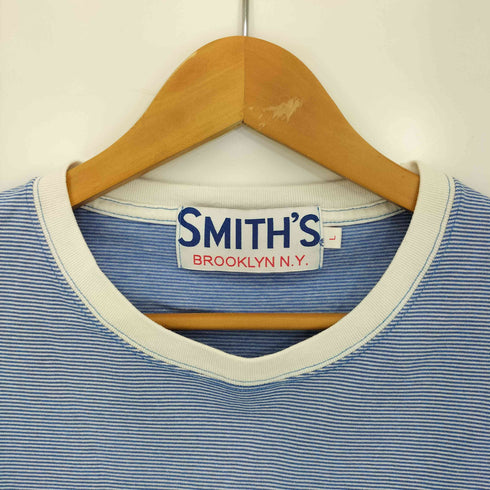 スミス SMITH’S ボーダー ワンポケットTee メンズ import:L