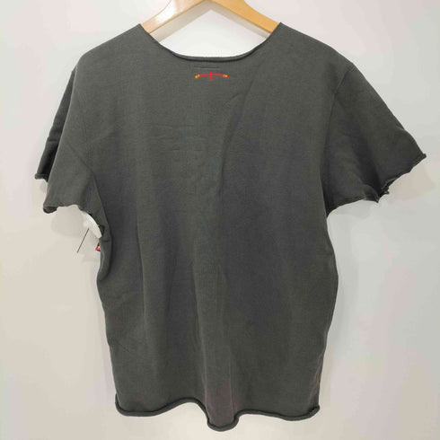 トゥームーン two moon コットンヘンリーネックTシャツ メンズ