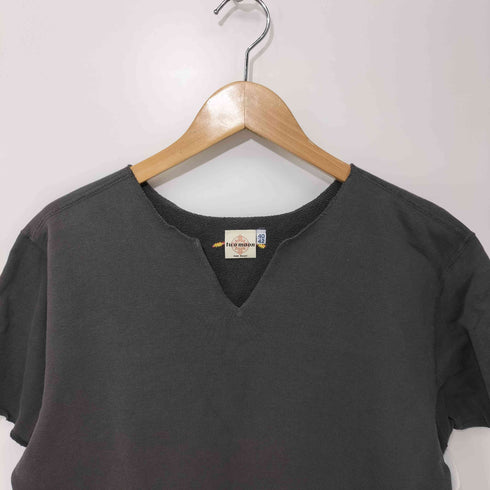 トゥームーン two moon コットンヘンリーネックTシャツ メンズ