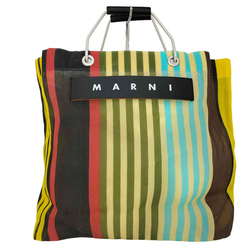 マルニ MARNI マルチカラー MARNI MARKET STRIPE BAG レディース
