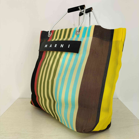 マルニ MARNI マルチカラー MARNI MARKET STRIPE BAG レディース