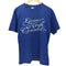 ユナイテッドアローズブルーレーベル UNITED ARROWS BLUE LABEL コットンロゴプリントクルーネックTシャツ メンズ