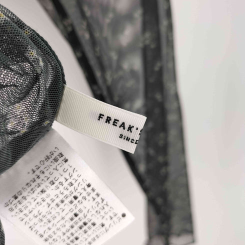 フリークスストア FREAKS STORE シアー フラワープリント トップス レディース FREE