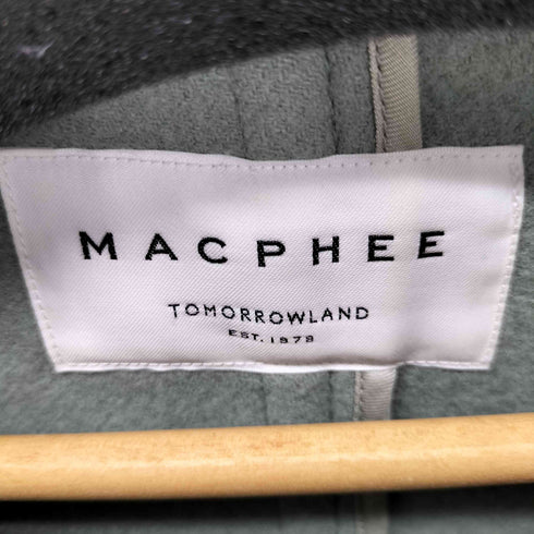 マカフィー MACPHEE ウールメルトンダッフルコート レディース JPN:34
